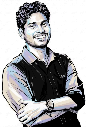 Portrait of Mr. Krishnakumar, Co-Founder & Director of Marketing & Strategy at Blu Tre